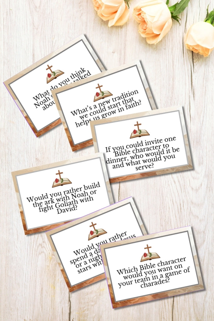 Christian Family Conversation Starters (208 Cards)