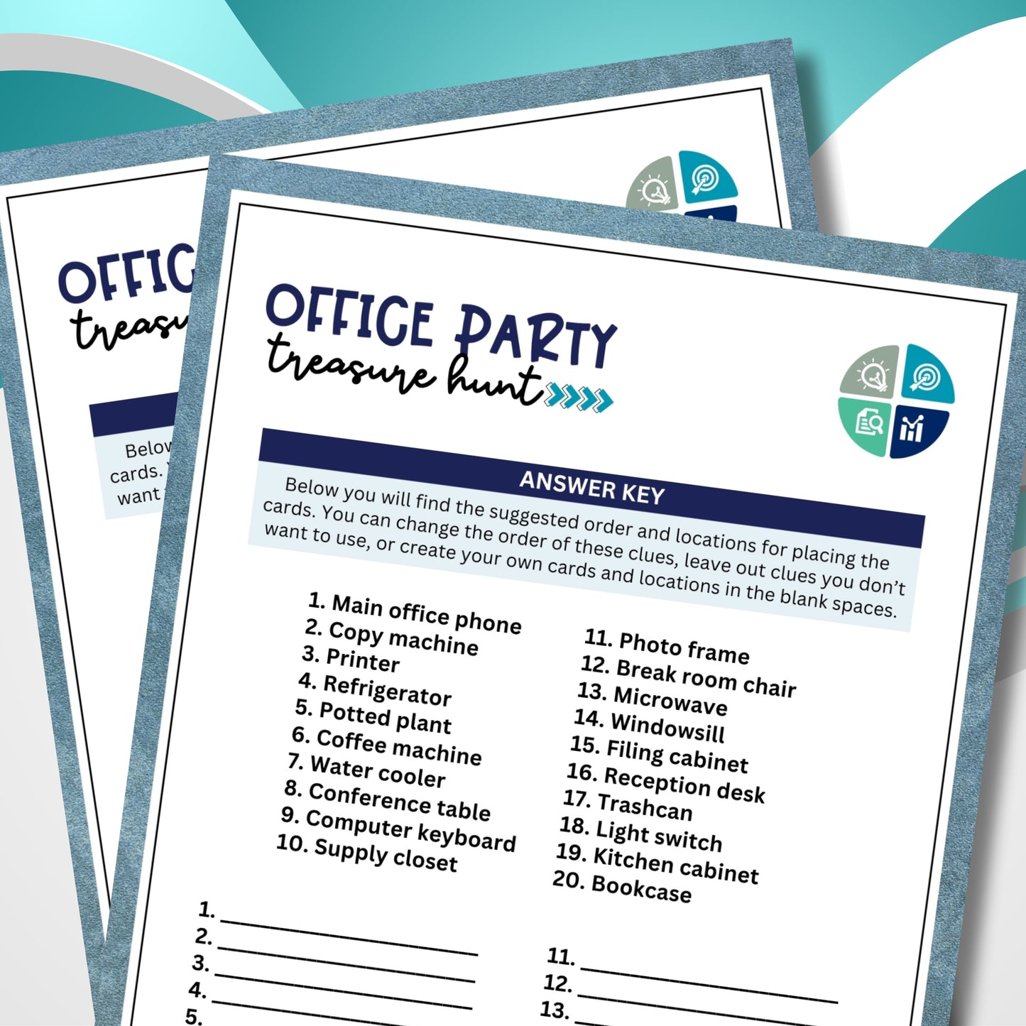 Office Party Scavenger Hunt