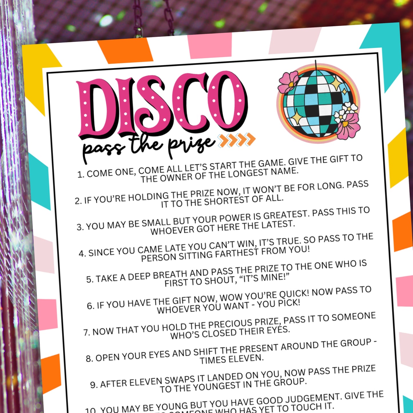 Disco Pass The Prize