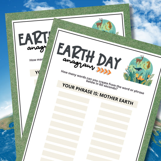 Earth Day Anagram Race