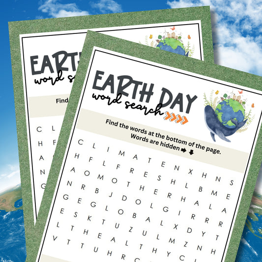 Earth Day Easy Word Search