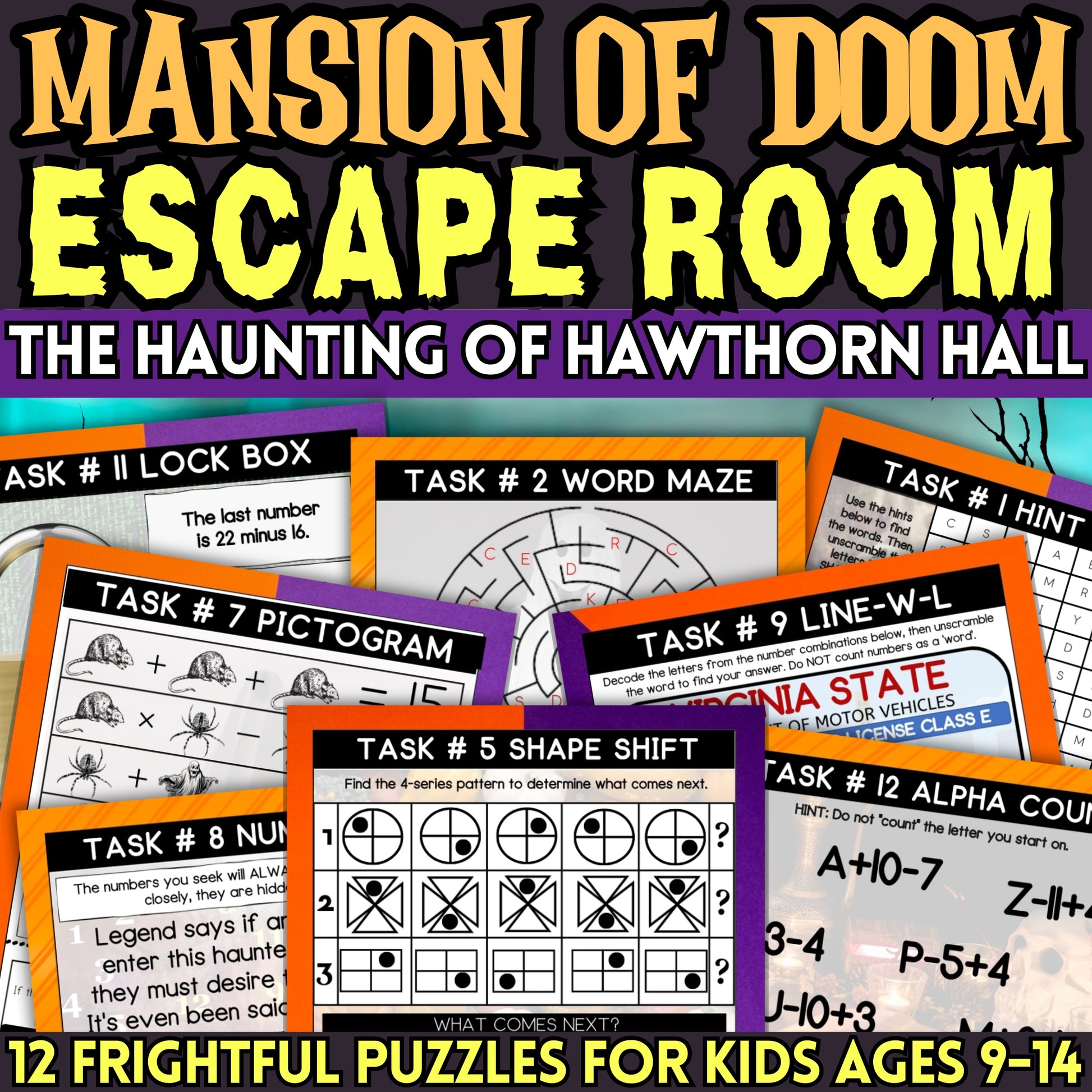 mansion of doom escape room haunting of hawthorn hall