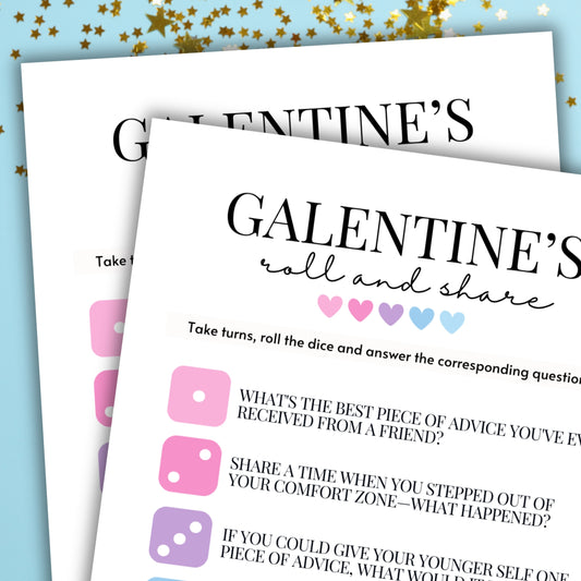 Galentine's Day Roll & Share Dice Game