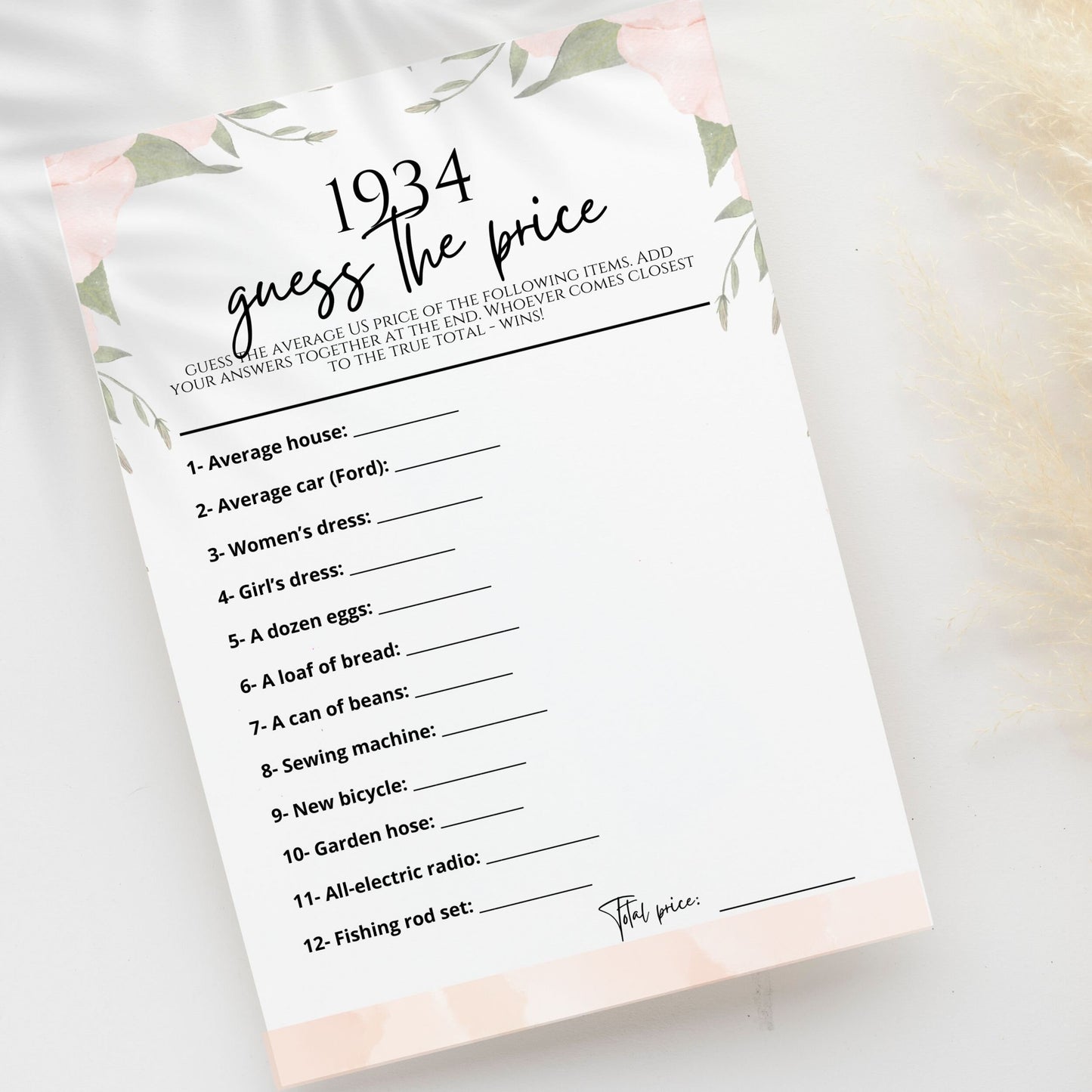 Born in 1934 Trivia Bundle