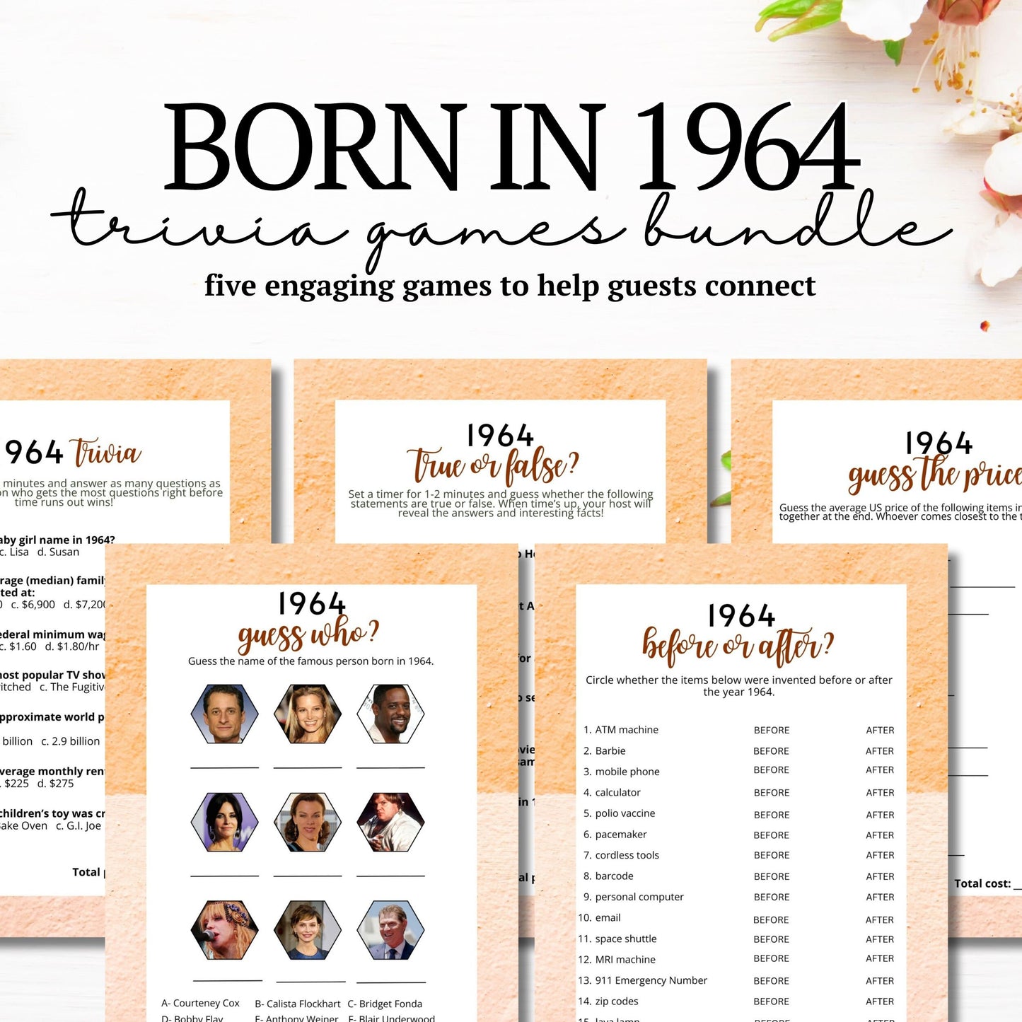Born in 1964 Trivia Bundle