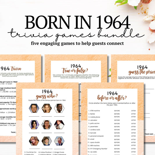 Born in 1964 Trivia Bundle