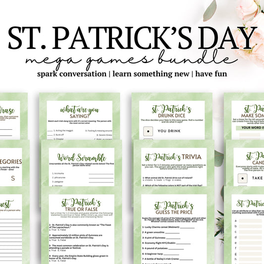 st patricks day games bundle