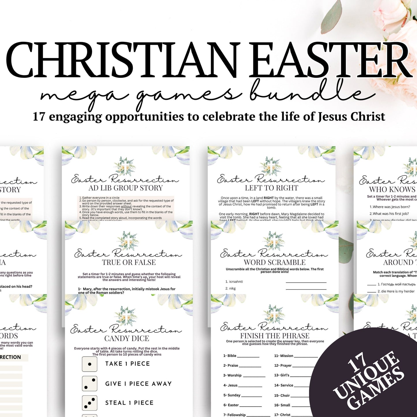 christian easter holy resurrection sunday games