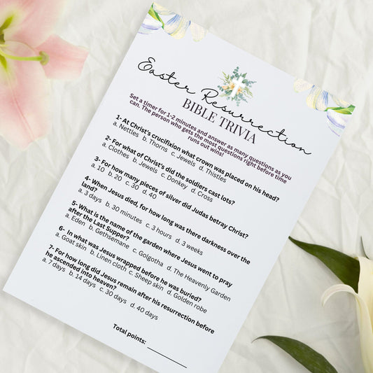 Easter Bible Trivia