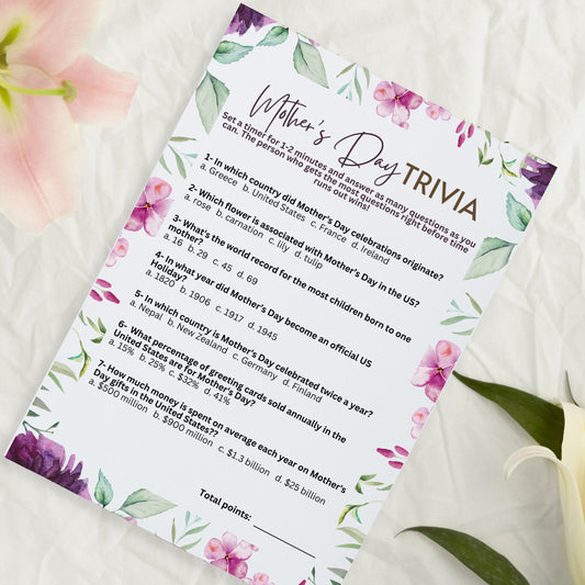 Mother's Day Trivia