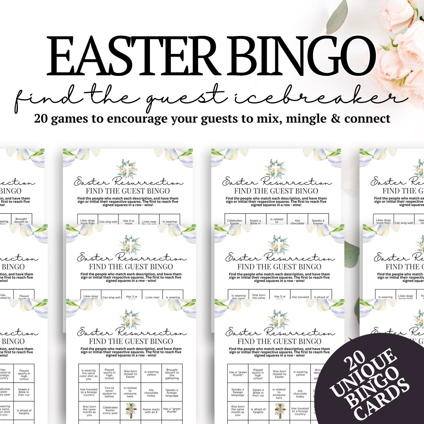 Christian Easter BINGO