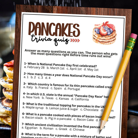 Pancake Party Trivia