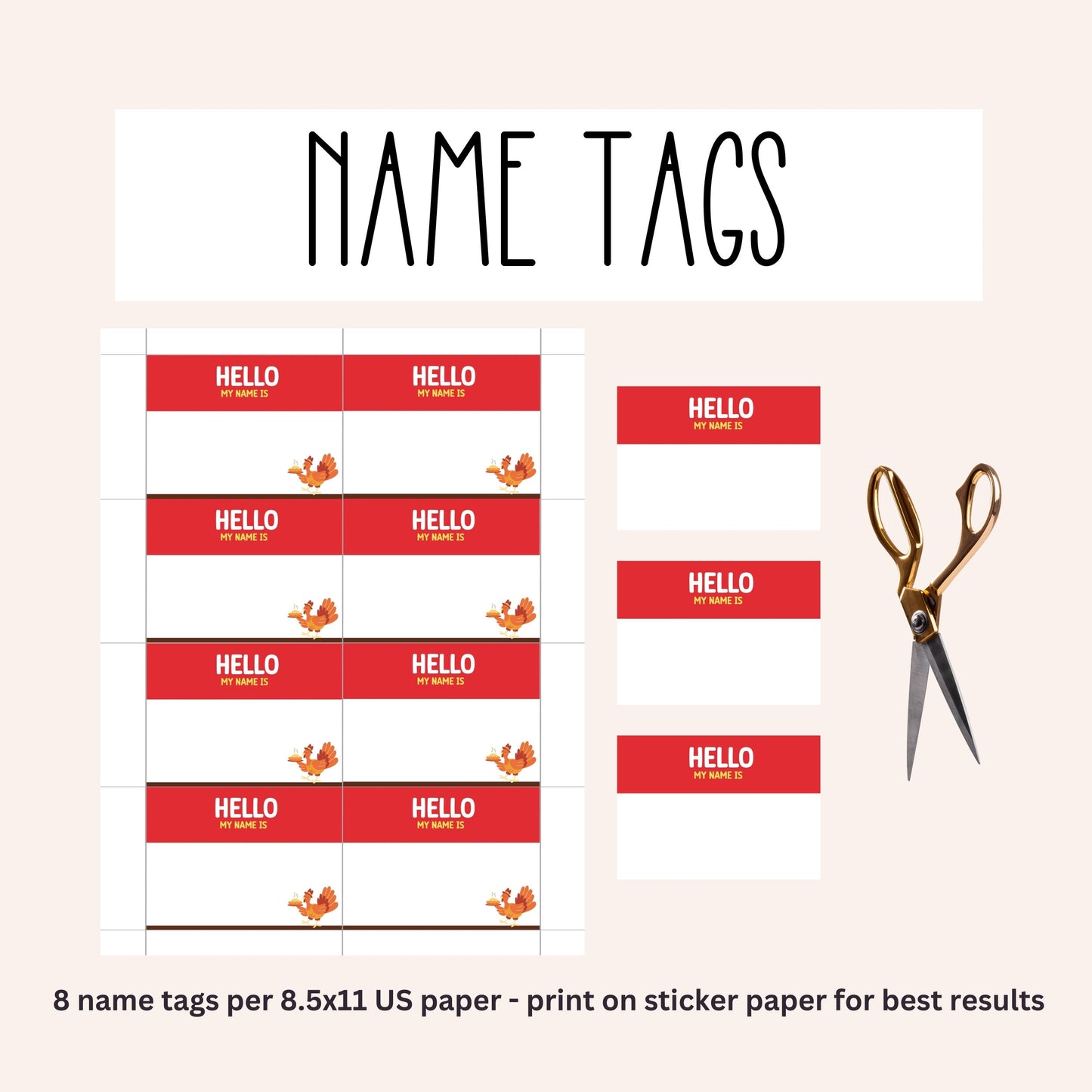 what's your turkey name game thanksgiving friendsiving bundle