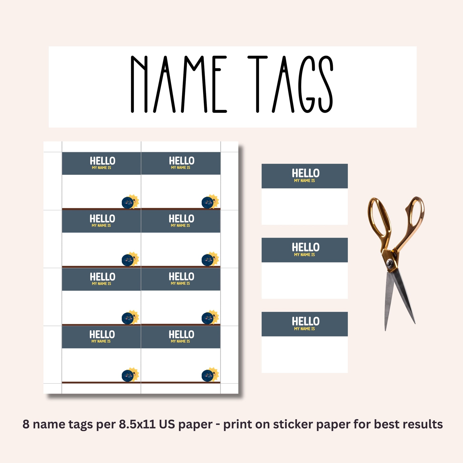 whats your solar eclipse name game mockup - name tags