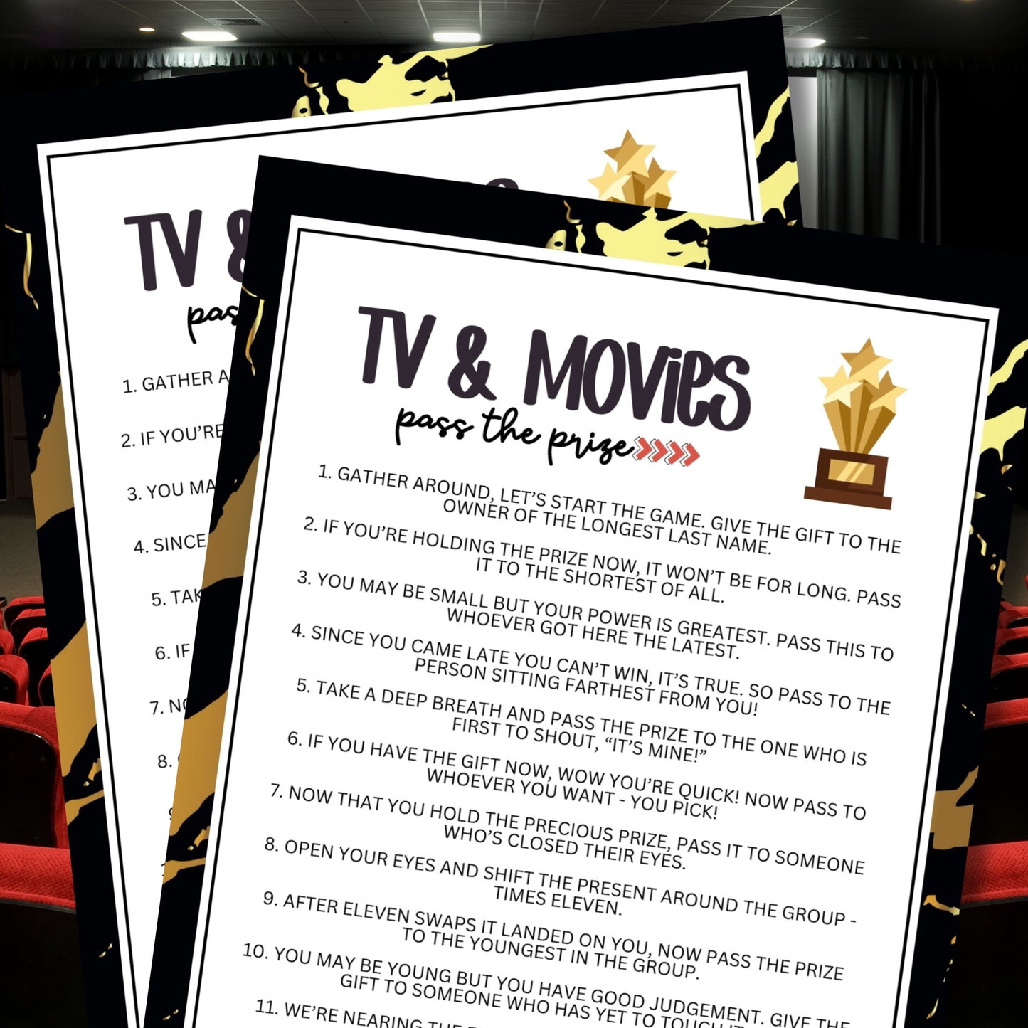 Movie Awards Pass The Prize