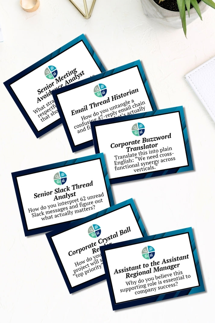 Office Interview Role Play (60 Cards)