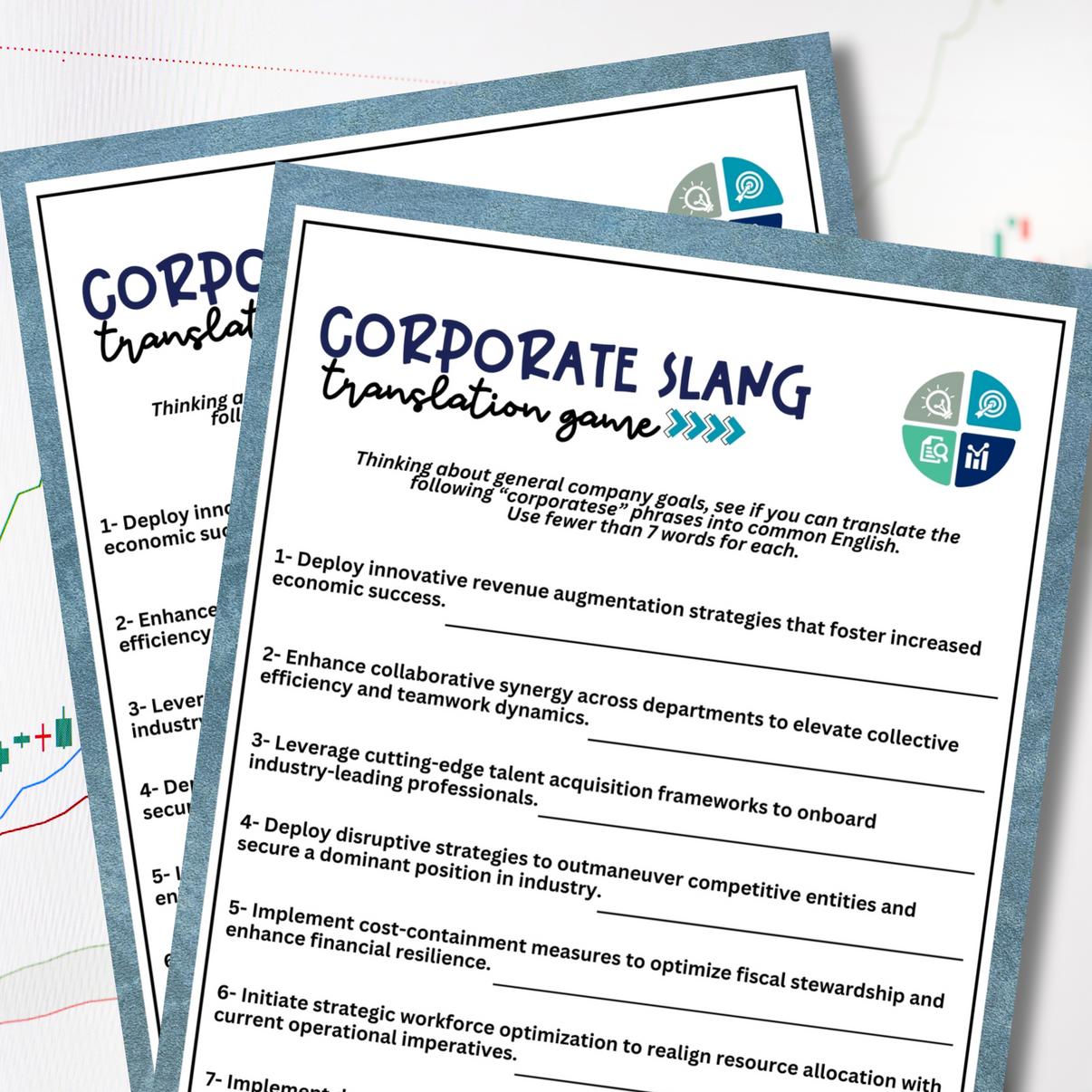 Office Party Corporate Slang Party Prints Press