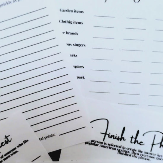 party prints press icebreakers bundle video