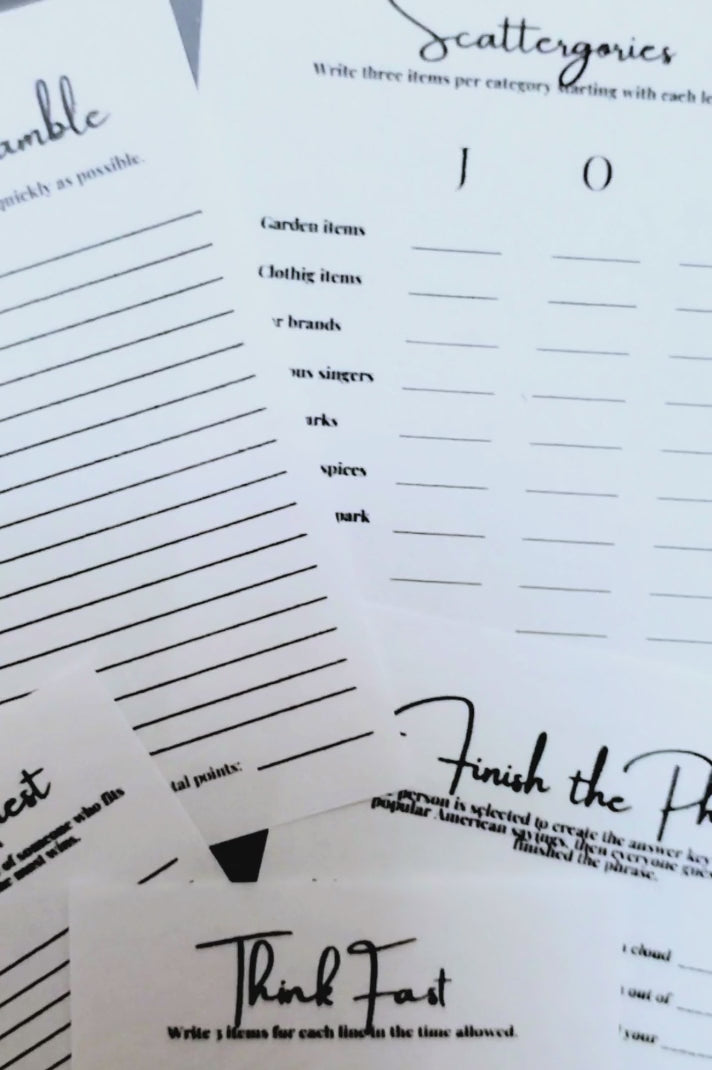 party prints press icebreakers bundle video