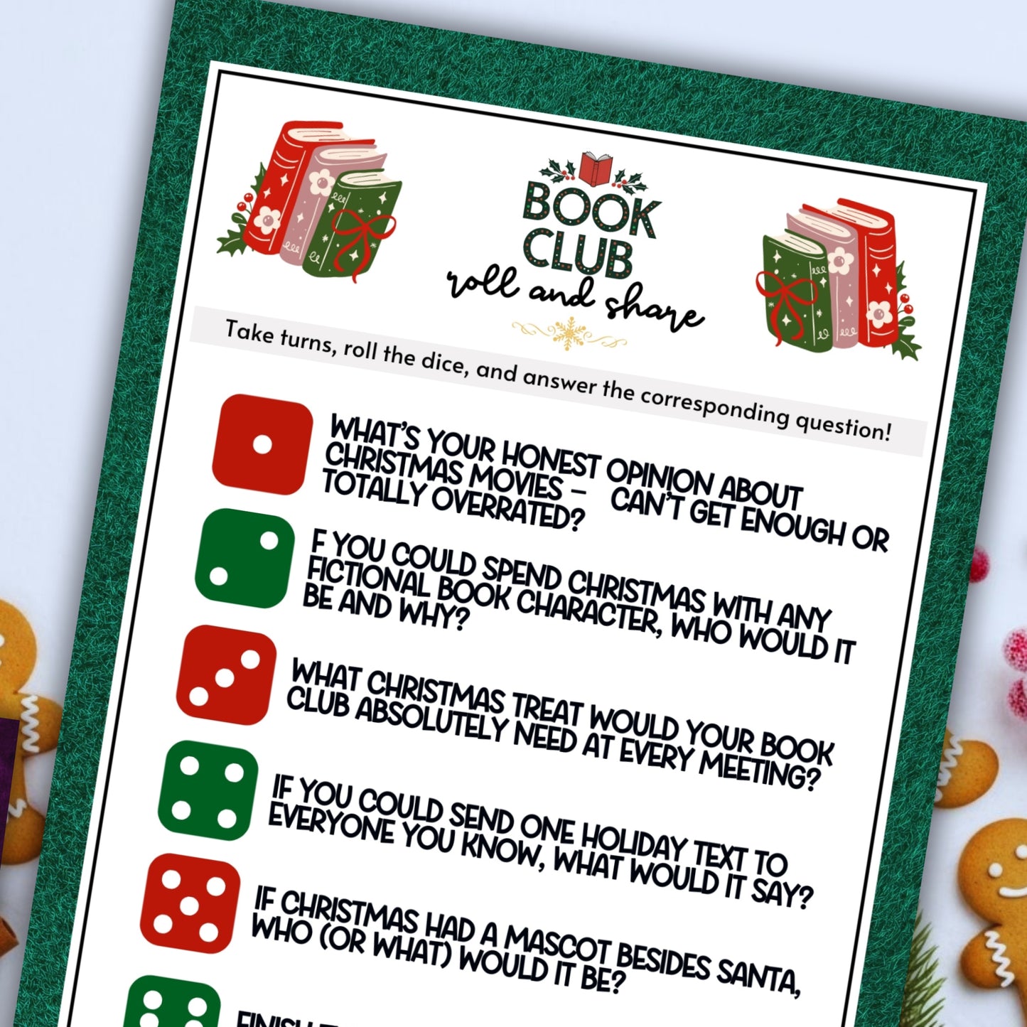 Book Club Christmas Roll & Share