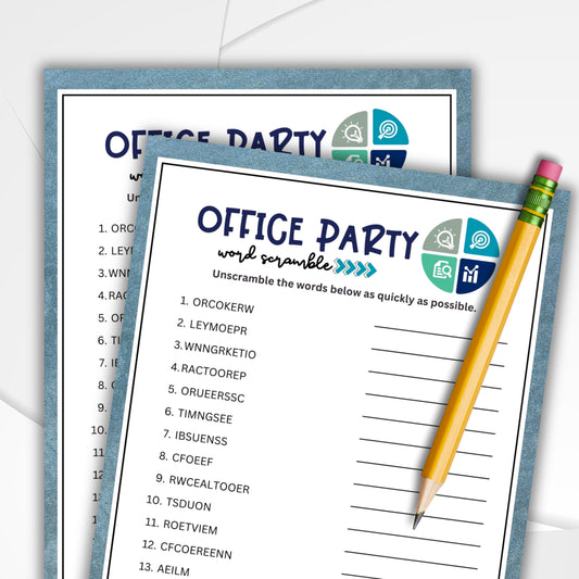 Office Party Word Scramble