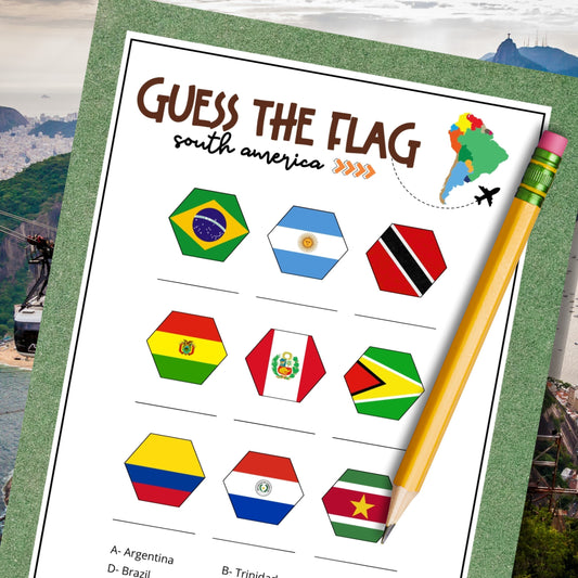 South American Flags Picture Quiz