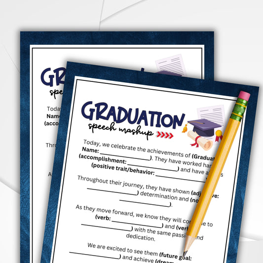 graduation speech mashup mad lib