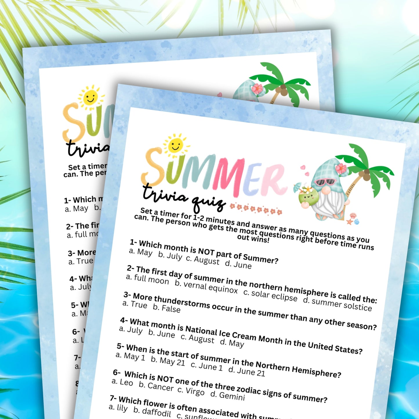 Summer Trivia Bundle