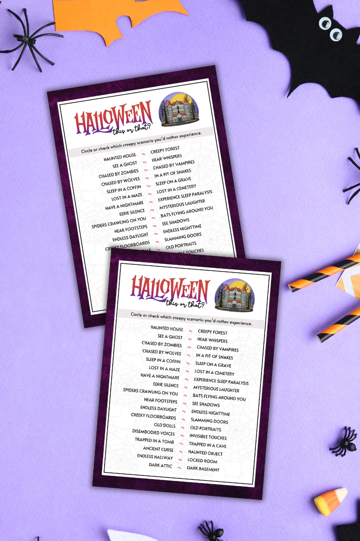 Add a fun and interactive twist to your Halloween party with the Halloween This or That Game!&nbsp;This simple yet engaging game is perfect for breaking the ice and getting everyone involved in some spooky decision-making.