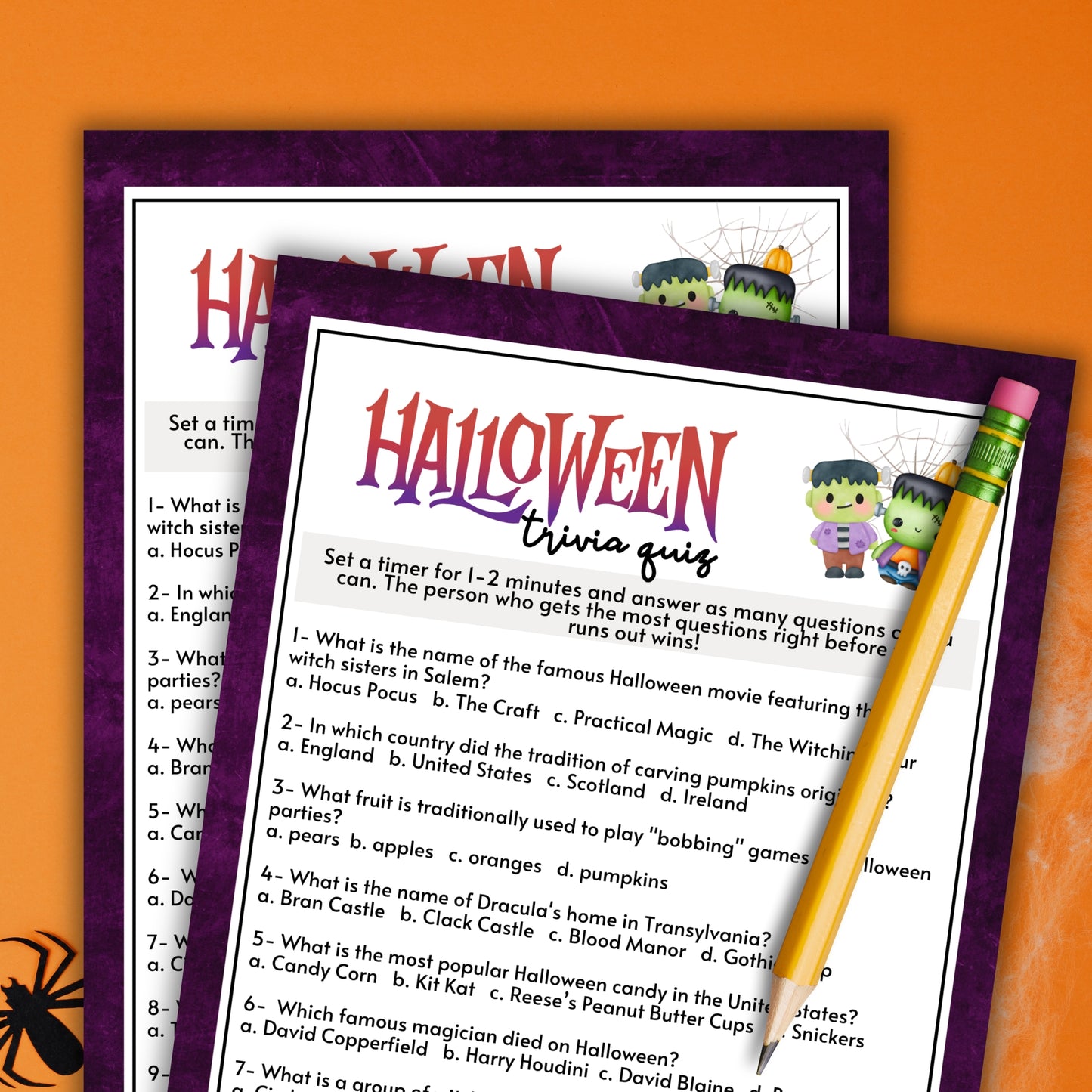 Are you looking for a unique and entertaining activity to add to your upcoming Halloween-themed birthday party, bridal shower, baby shower, fundraiser, office party, or other fun event?